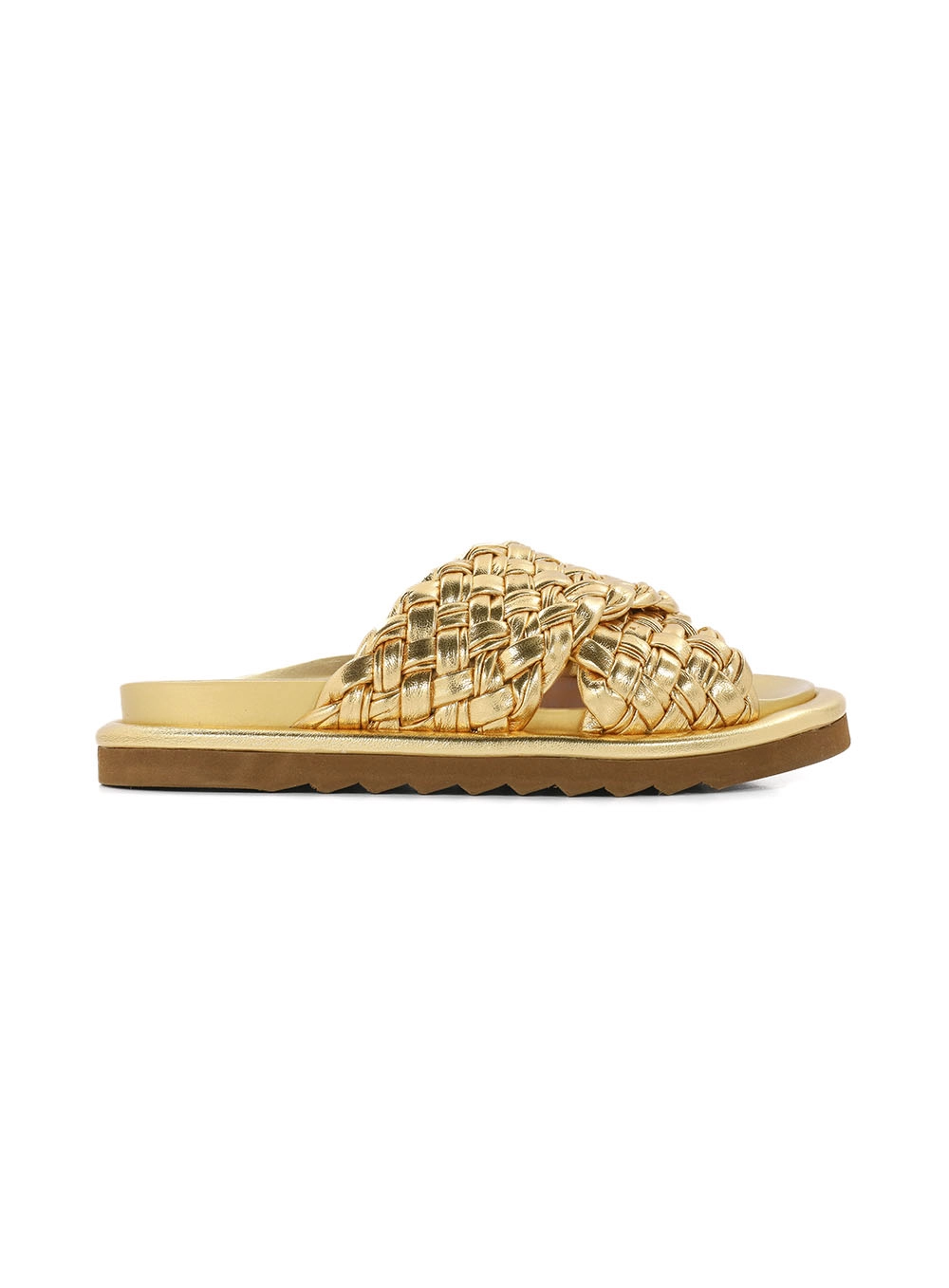 Sandália Papete Tressê Colcci Ouro