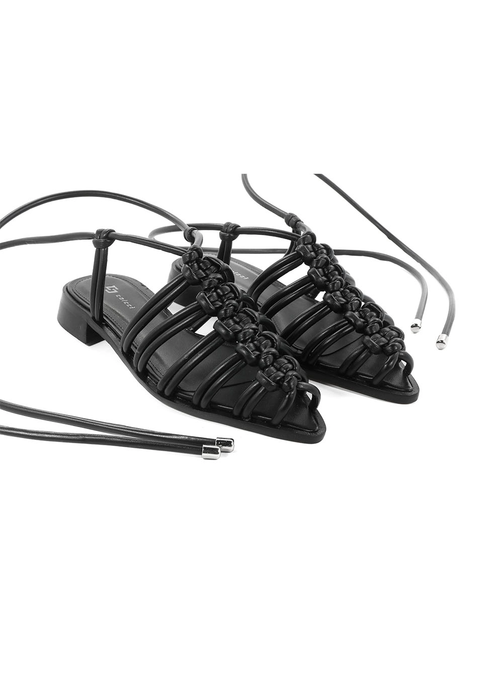Sandália Rasteira Mule Tressê Colcci Preto
