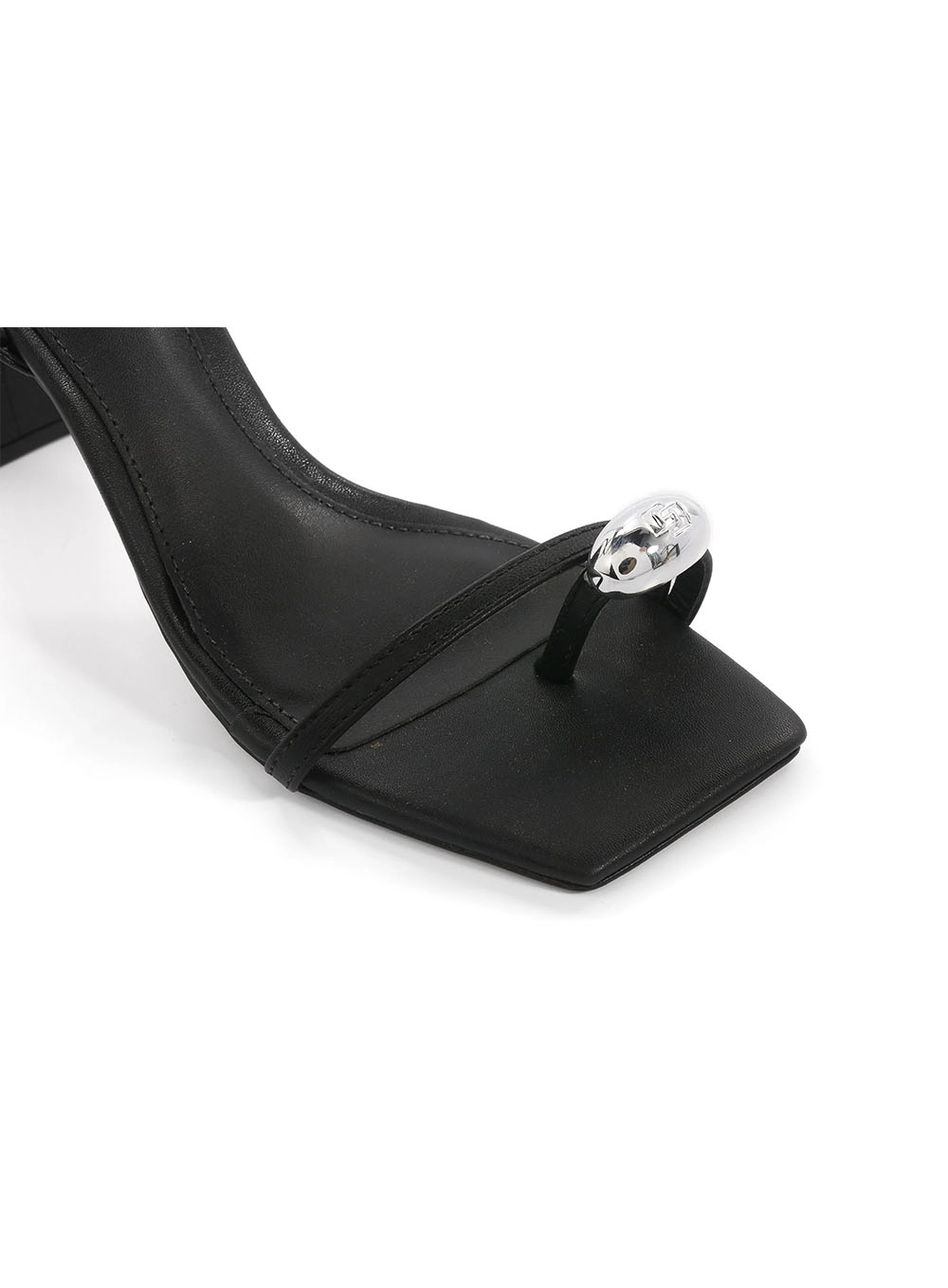 Sandália Colcci Metal Duplo C Preto