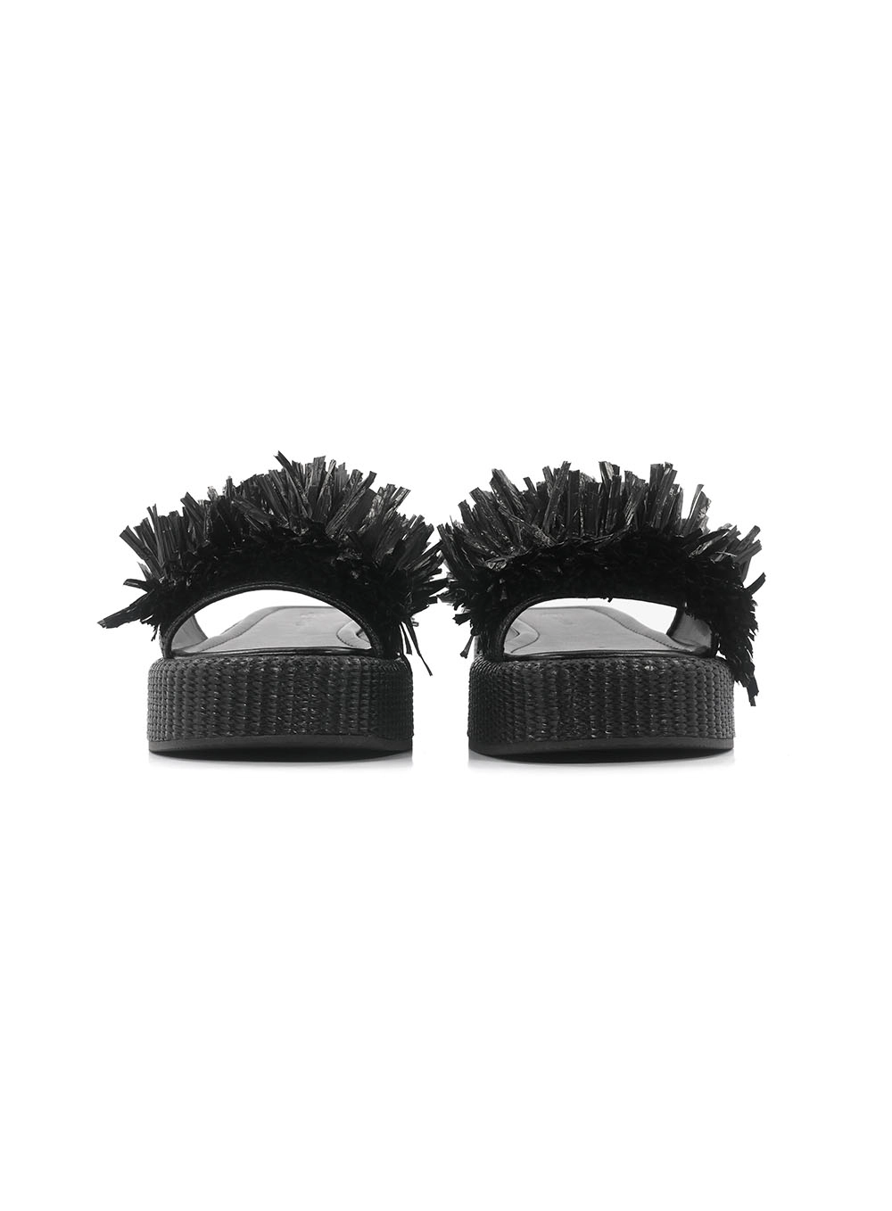 Sandália Plataforma Palha Colcci Preto