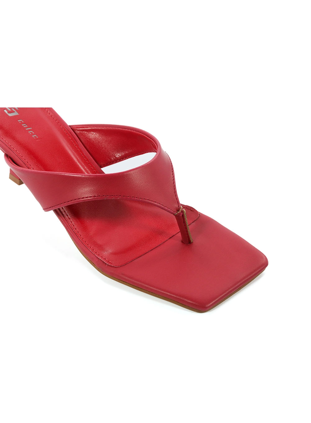 Sandália Salto Médio Asa Delta Vermelho