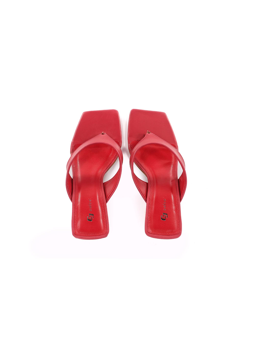 Sandália Salto Médio Asa Delta Vermelho