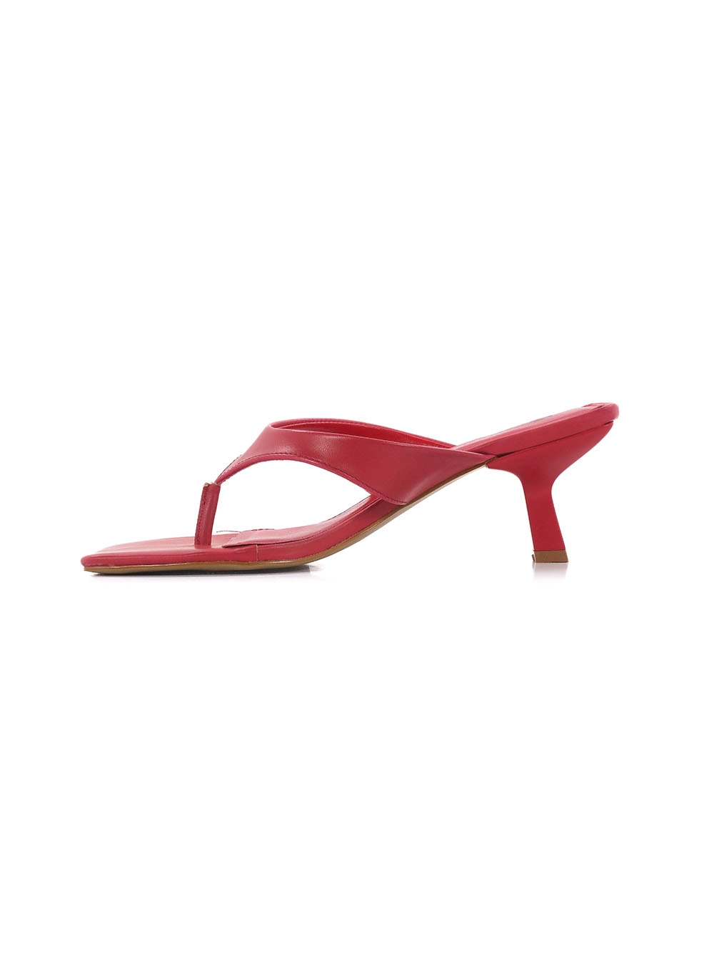 Sandália Salto Médio Asa Delta Vermelho