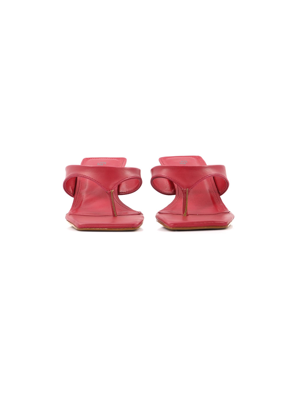 Sandália Salto Médio Asa Delta Vermelho