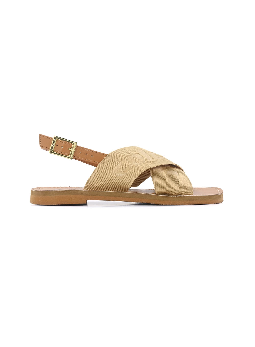 Sandália Fem Colcci Fivela Lateral Marrom