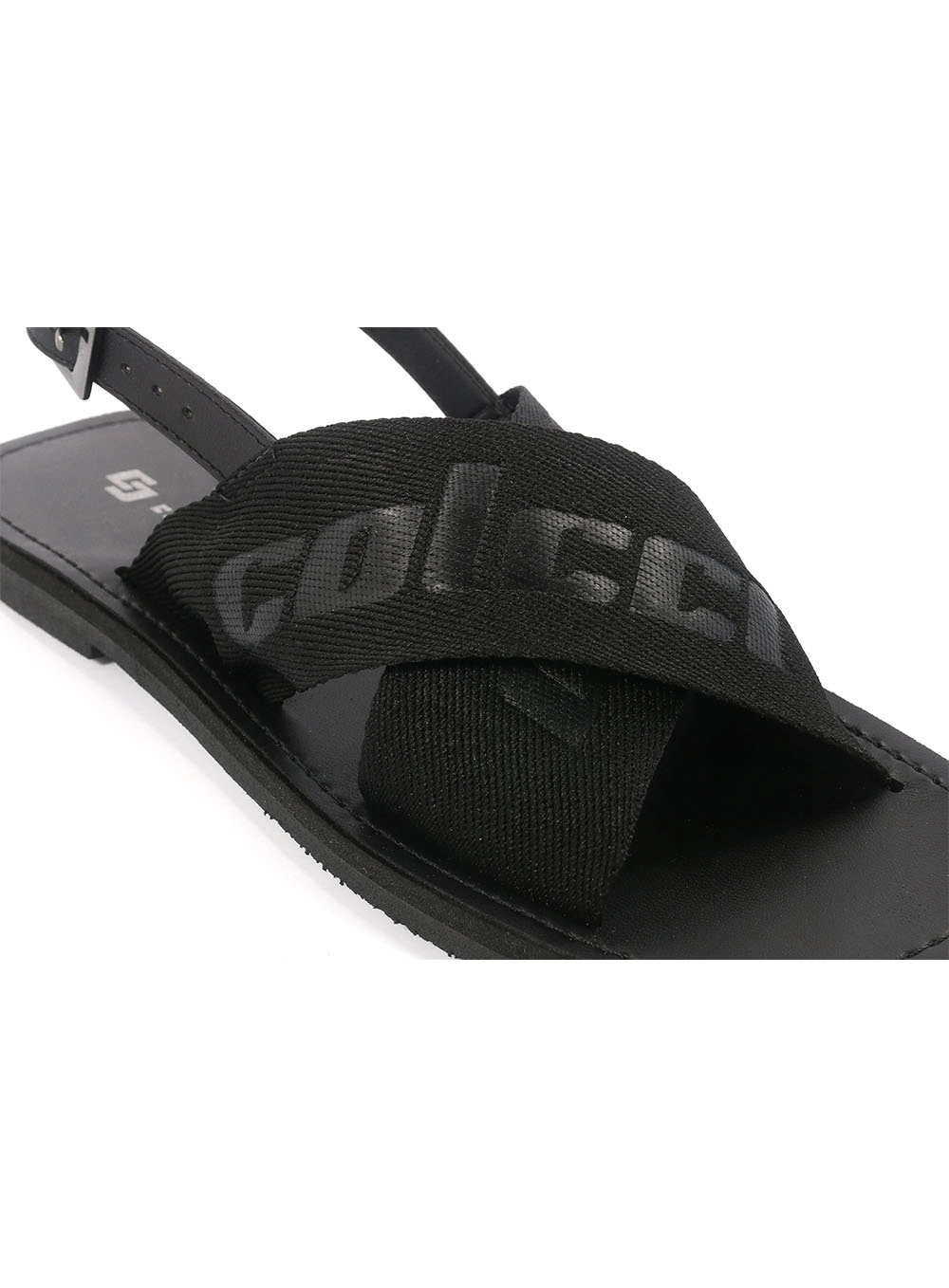 Sandália Fem Colcci Fivela Lateral Preto