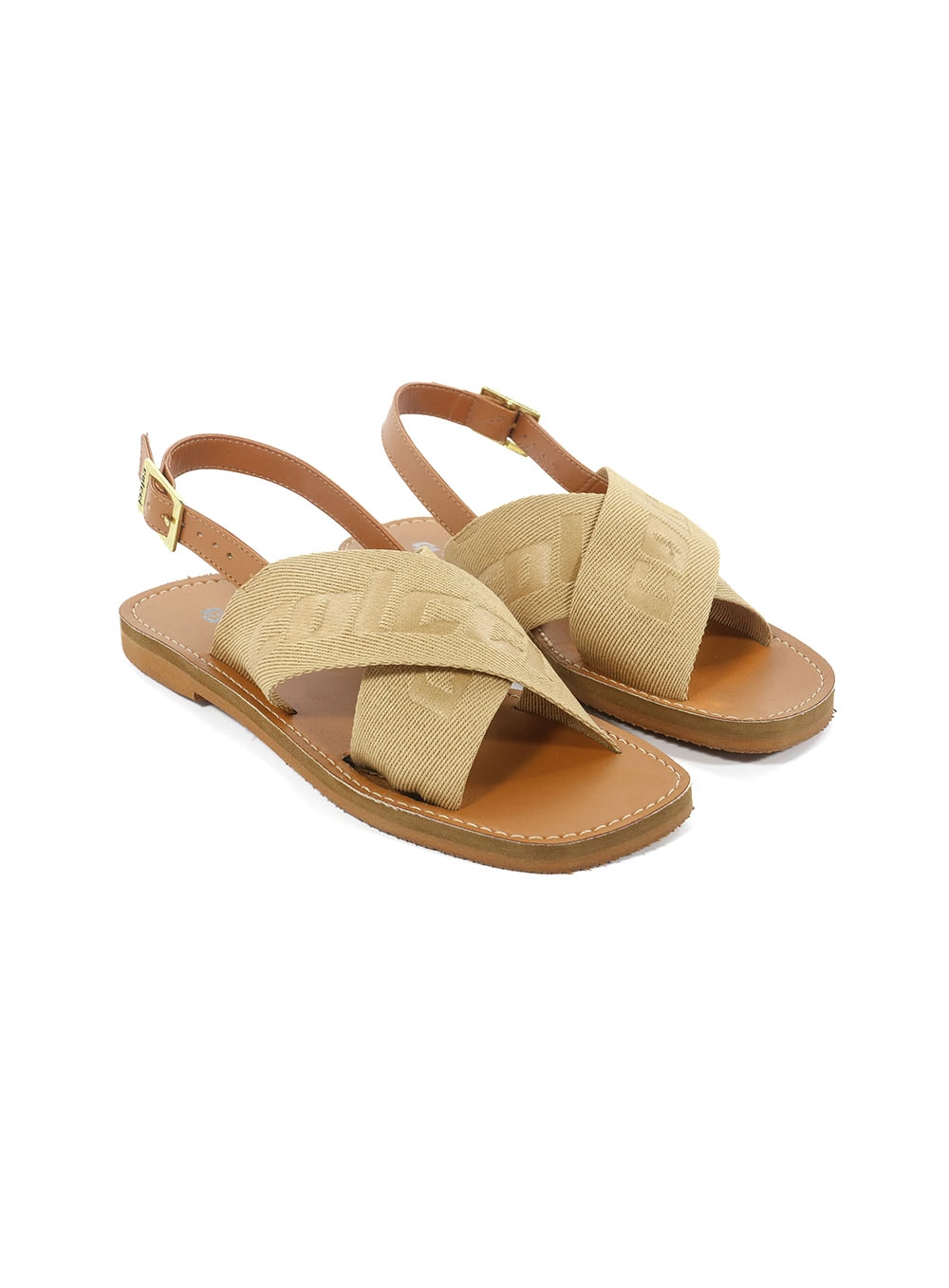 Sandália Fem Colcci Fivela Lateral Marrom