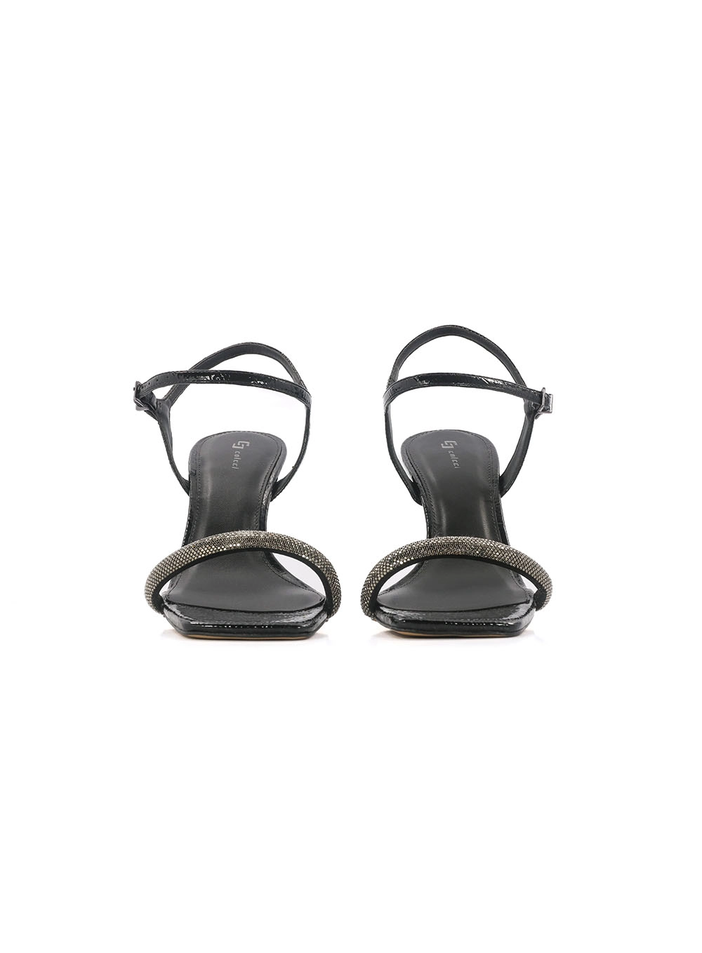 Sandália  Feminina Colcci Strass Básica Preto