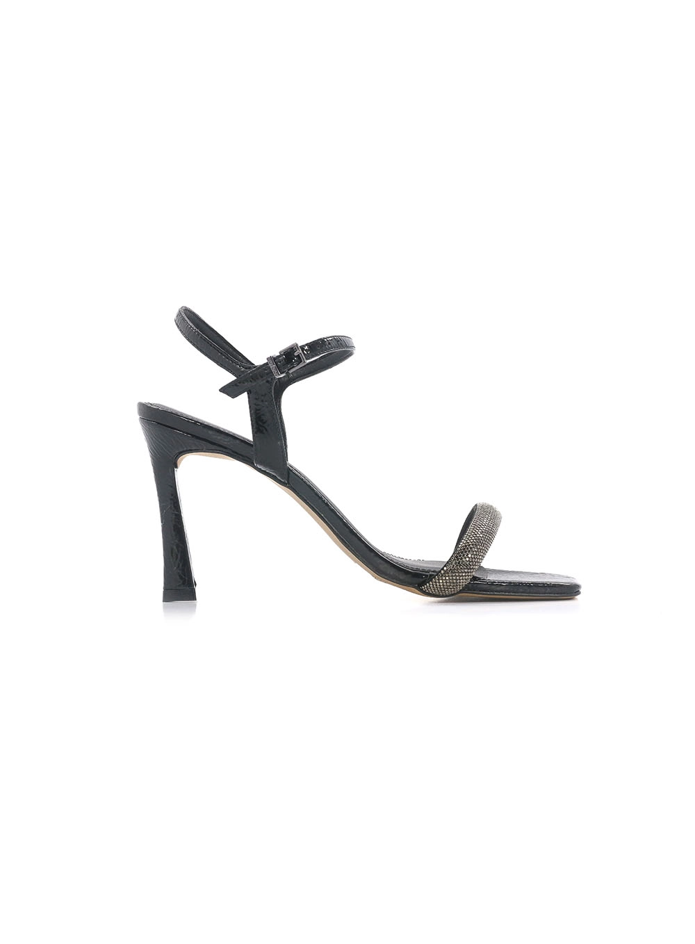 Sandália  Feminina Colcci Strass Básica Preto