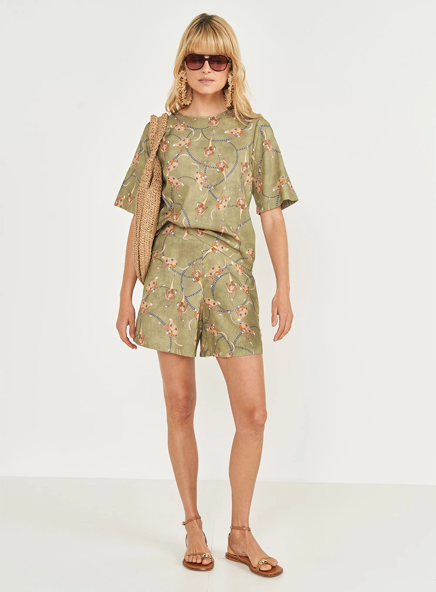 Blusa Loose Estampada