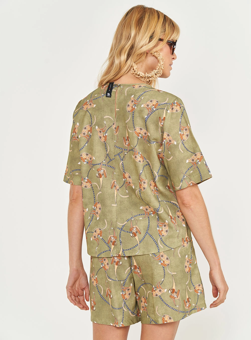 Blusa Loose Estampada Estampados