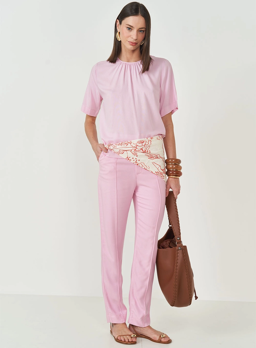 Blusa Comfort Com Franzido