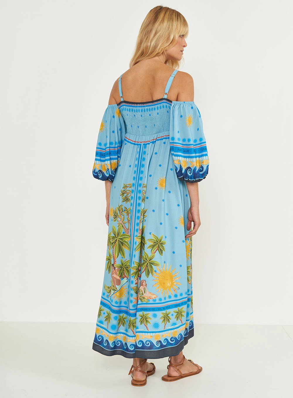 Vestido Midi Estampado Estampados