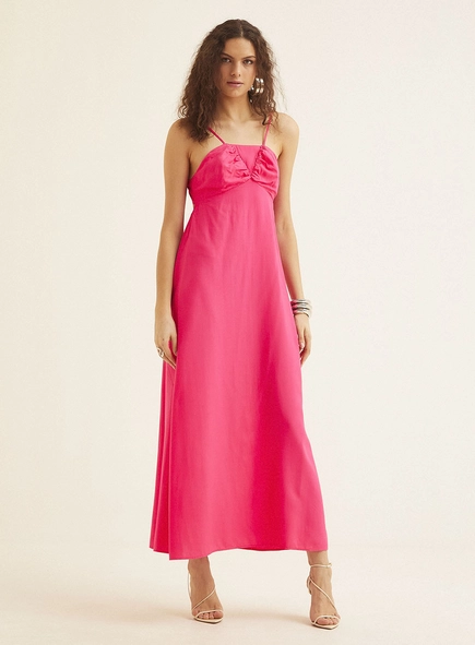 Vestido Longo Com Amarração