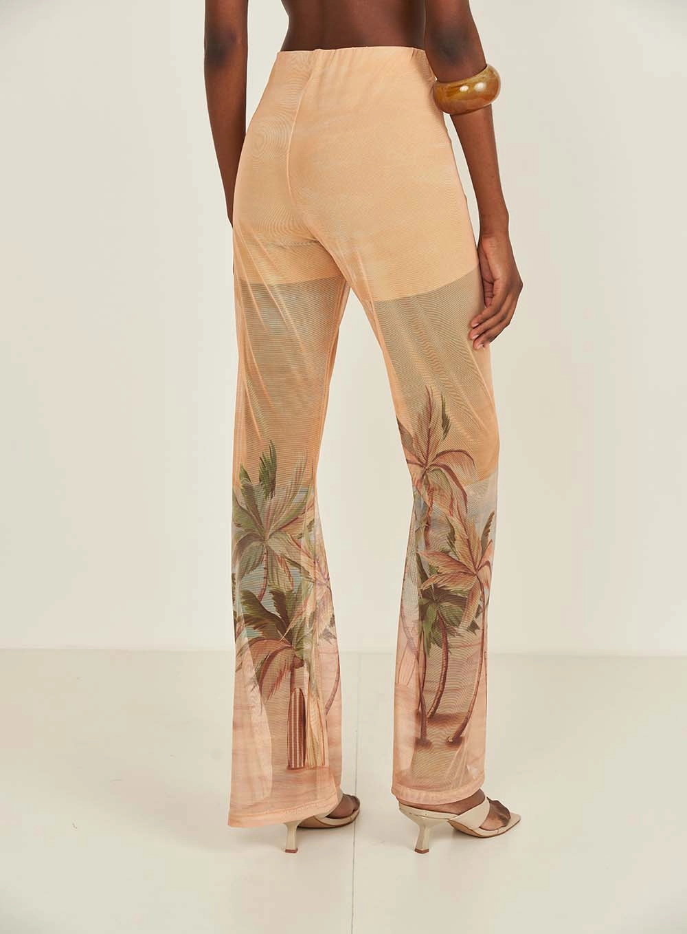 Calça Tule Estampada Estampados