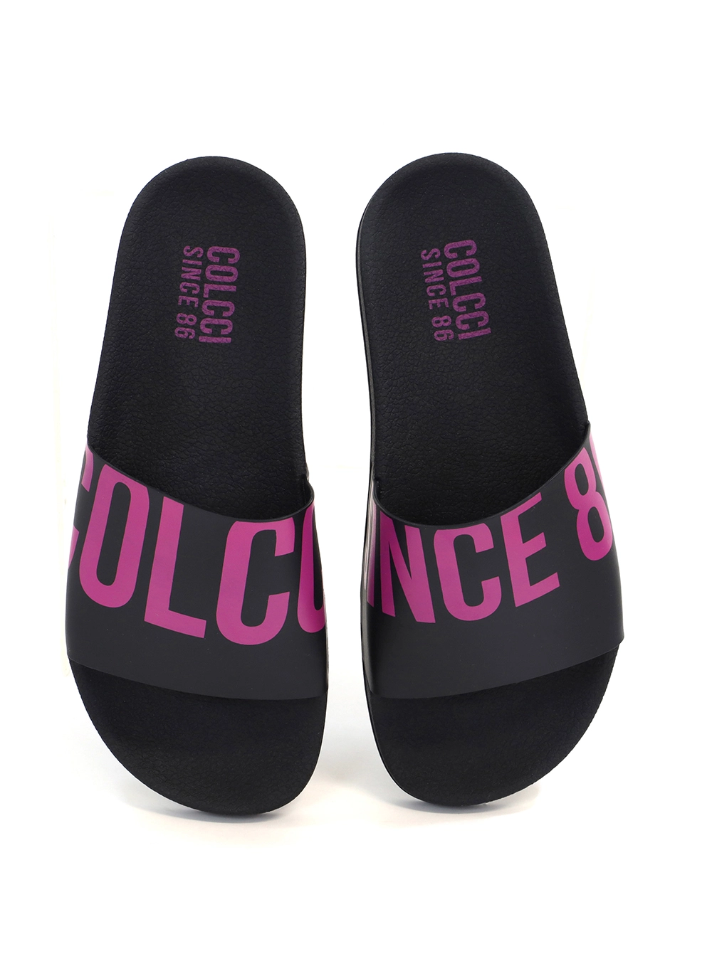 Slide Bianca Since Lovers Preto