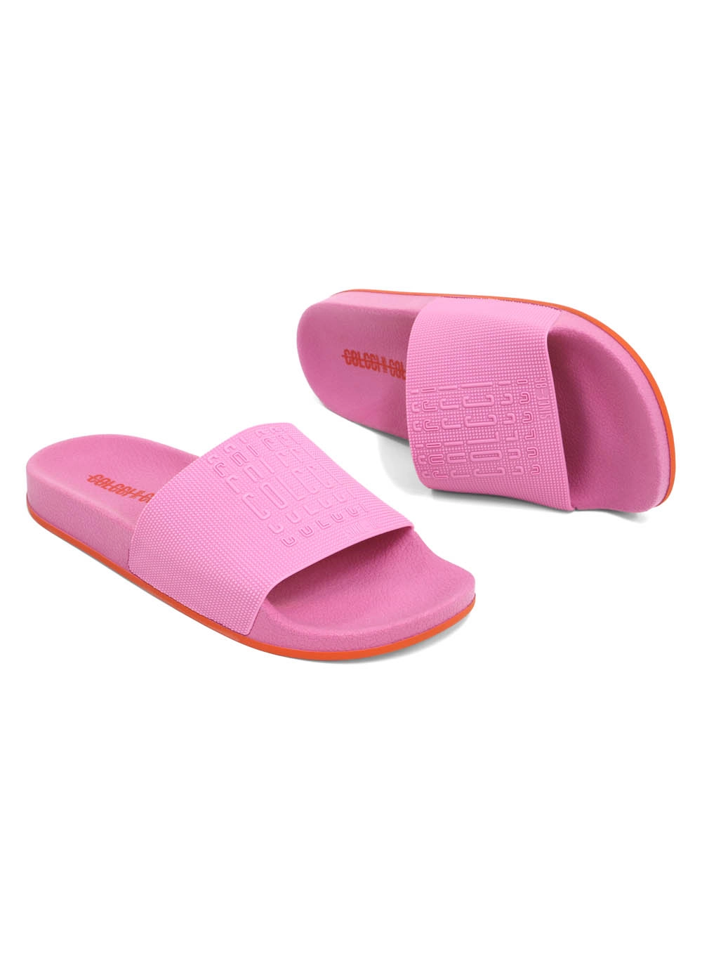 Chinelo Slide Bianca Rosa