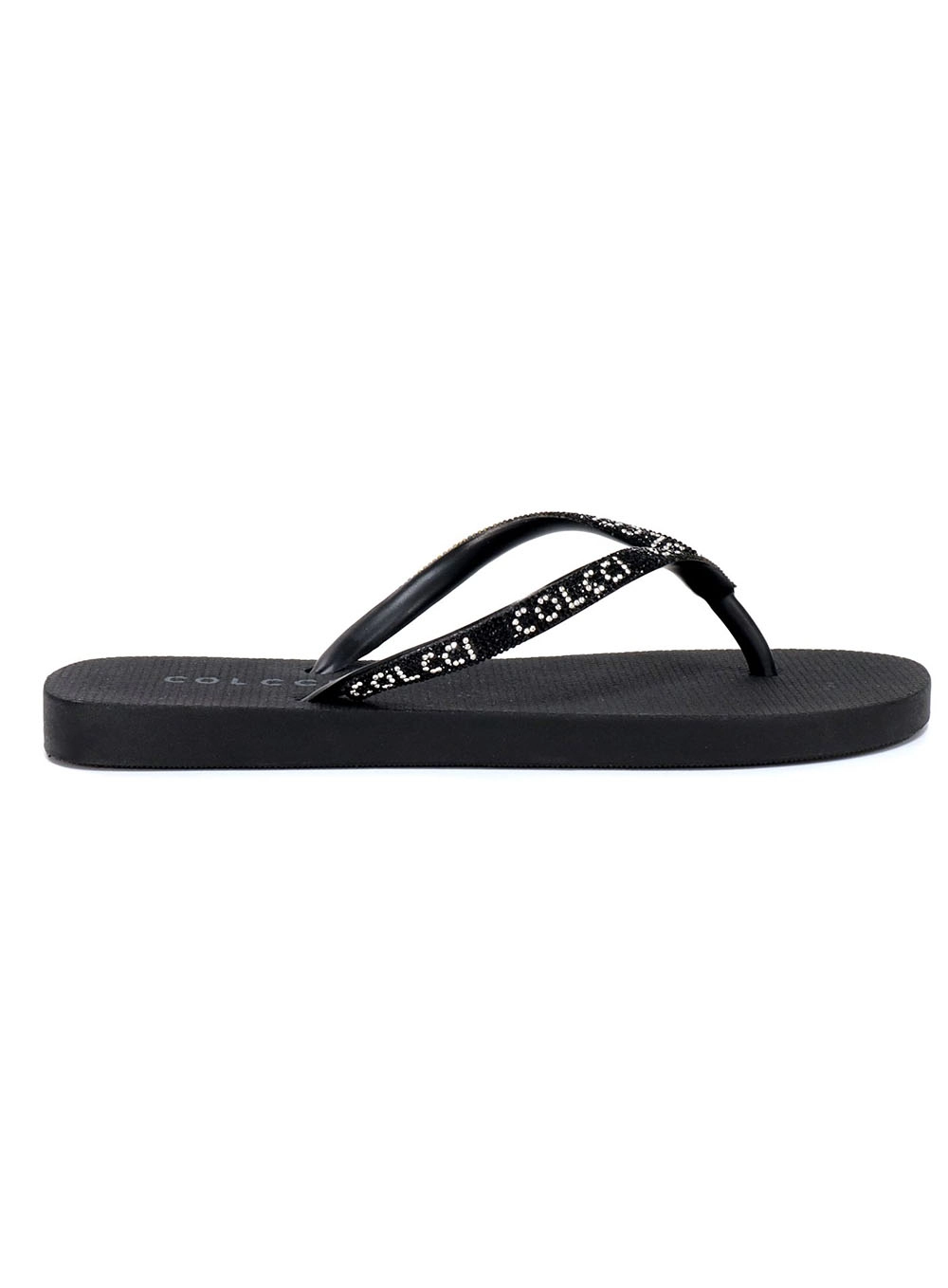 Chinelo Fiji Colcci Shine Letter Preto