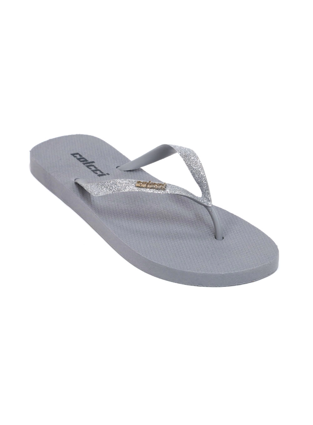 Chinelo Fiji Colcci Glitter Cinza
