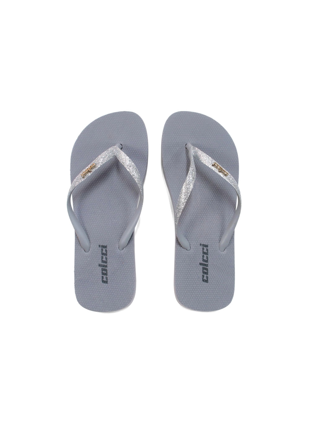 Chinelo Fiji Colcci Glitter Cinza