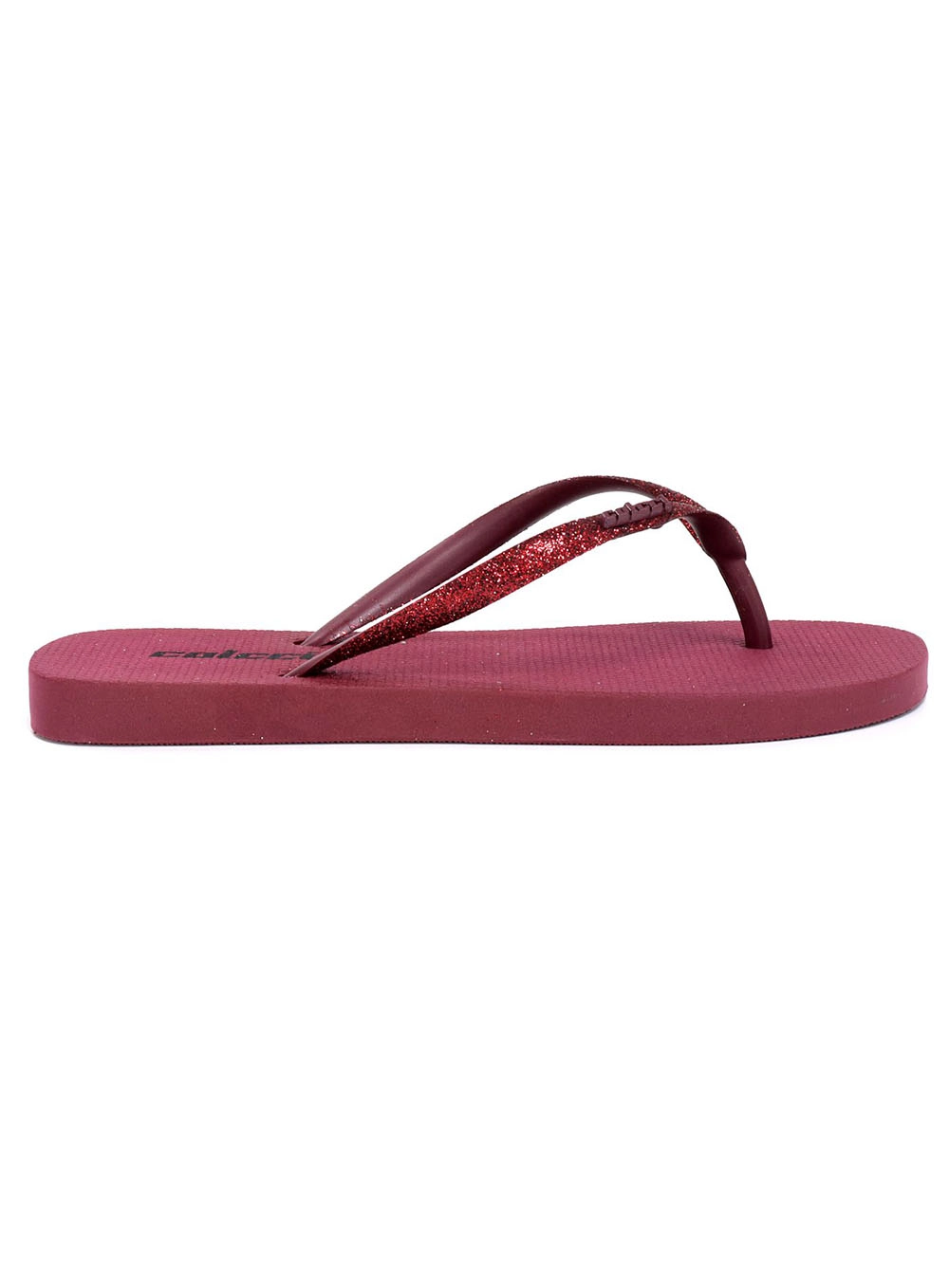 Chinelo Fiji Colcci Glitter Bordô