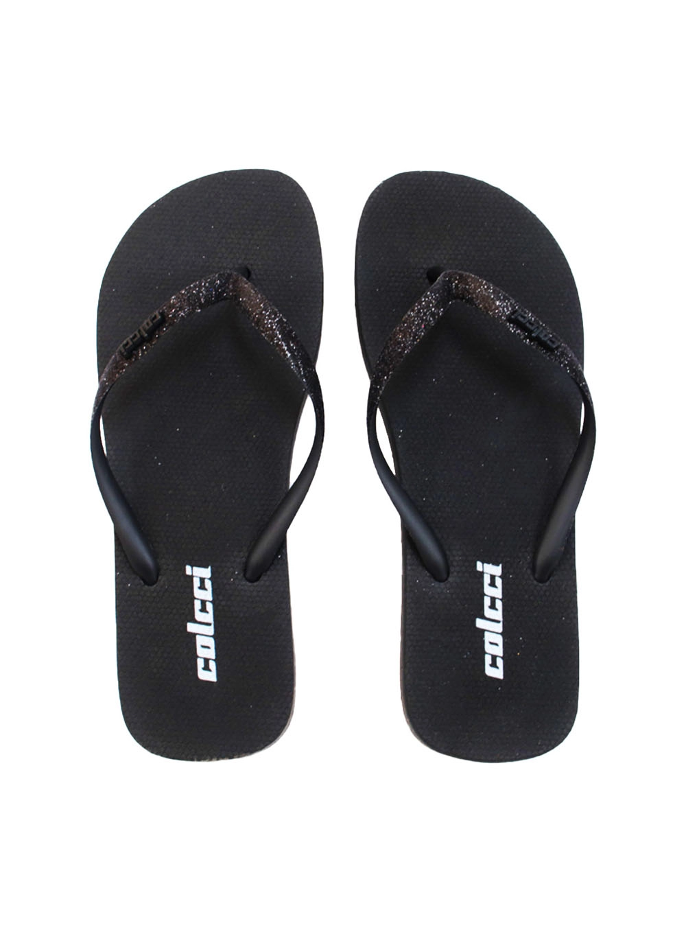 Chinelo Fiji Colcci Glitter Preto