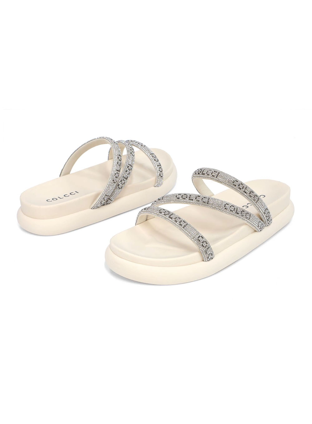 Chinelo Fiji Colcci Glitter Marrom Evermore