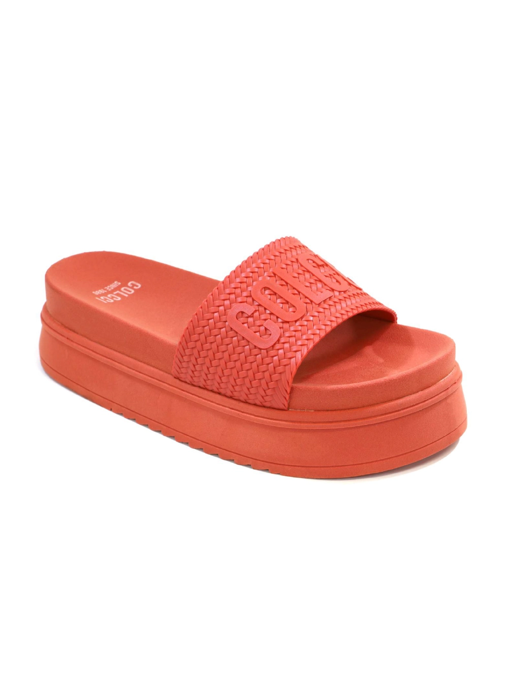 Flatform Maite Colcci Tressê Laranja