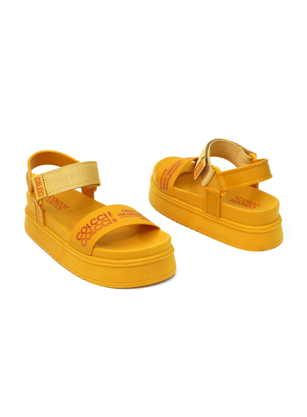 Sandália Papete Bella Amarelo