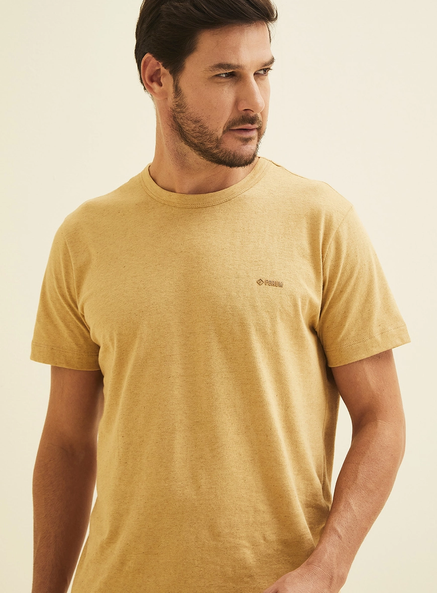 Camiseta New Slim Bege