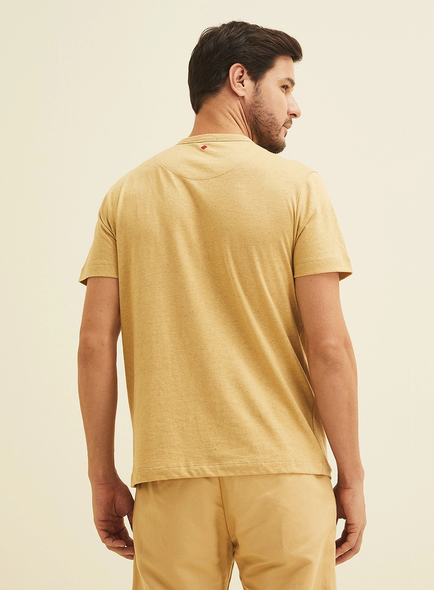 Camiseta New Slim Bege