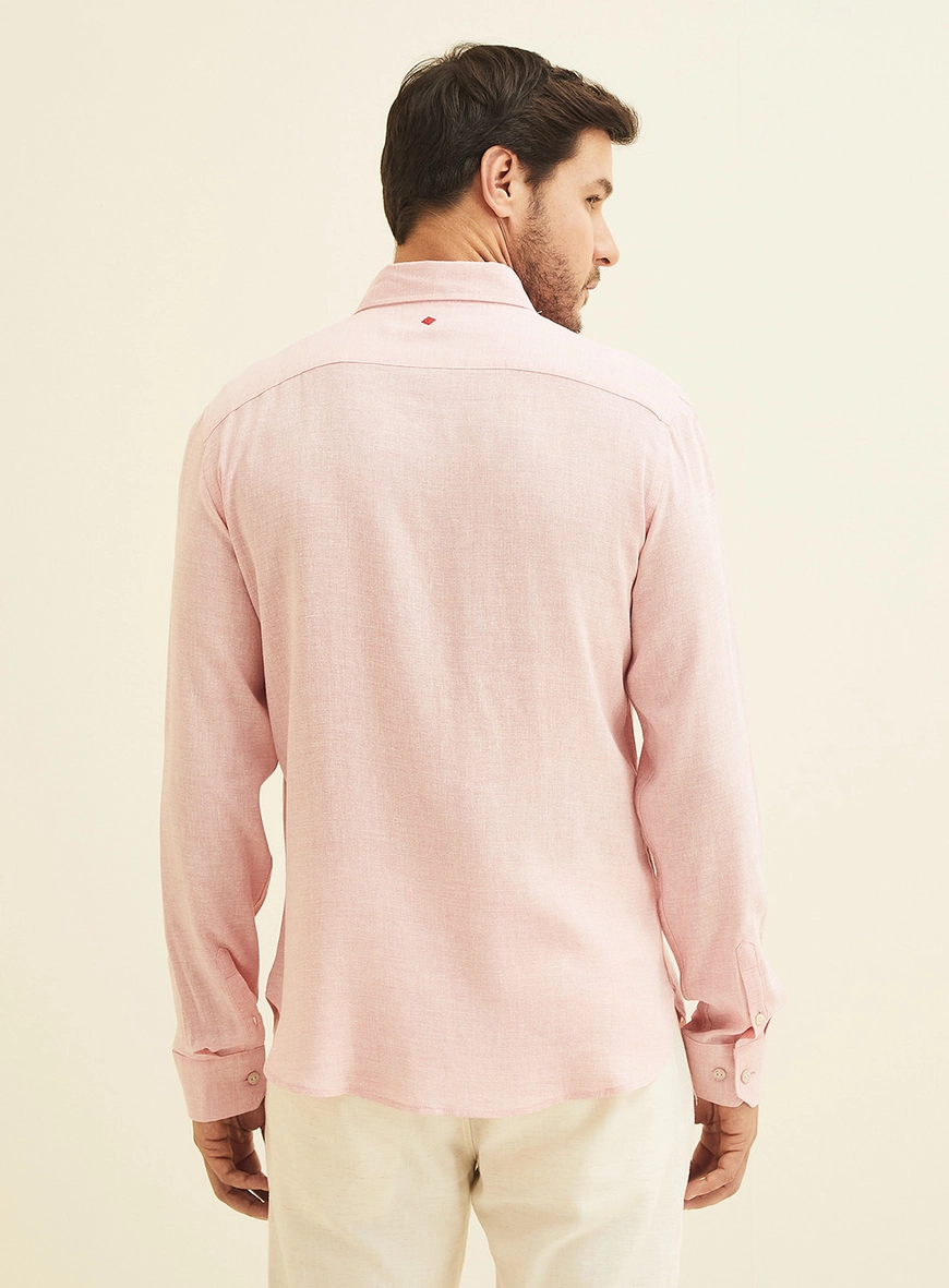 Camisa Linho St Barths Rosa 4