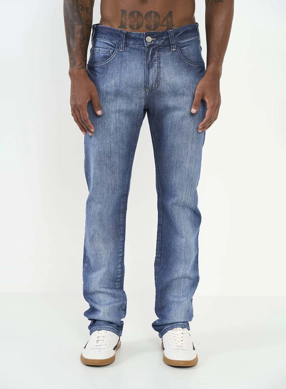 Calça Jeans Masculina Comfort Índigo
