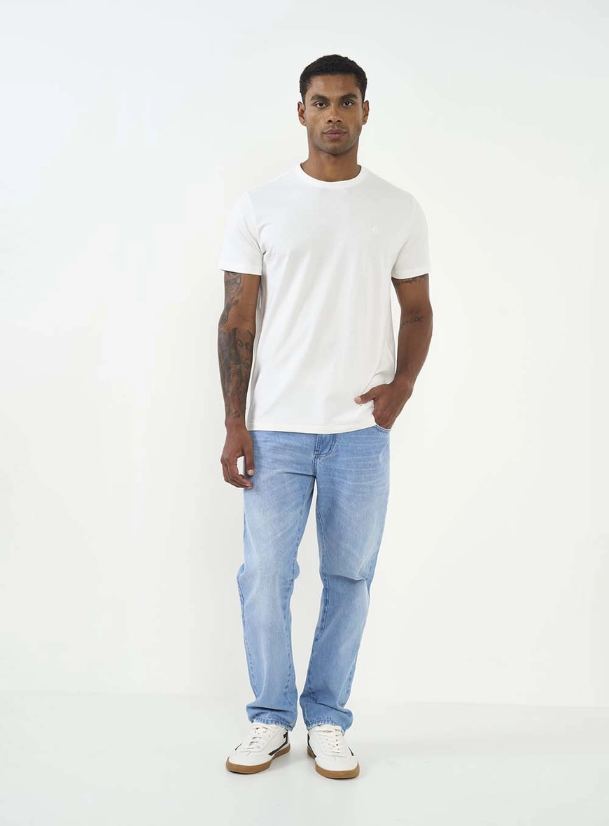 Calça Jeans Masculina Reta
