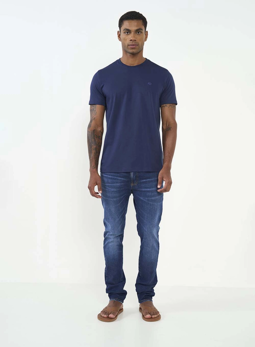 Calça Jeans Masculina Felipe Lavagem Escura