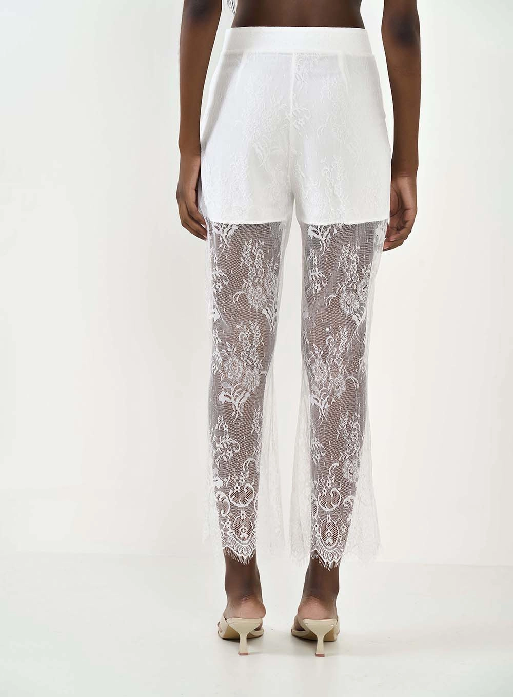 Calça Feminina Joana De Renda Off Shell