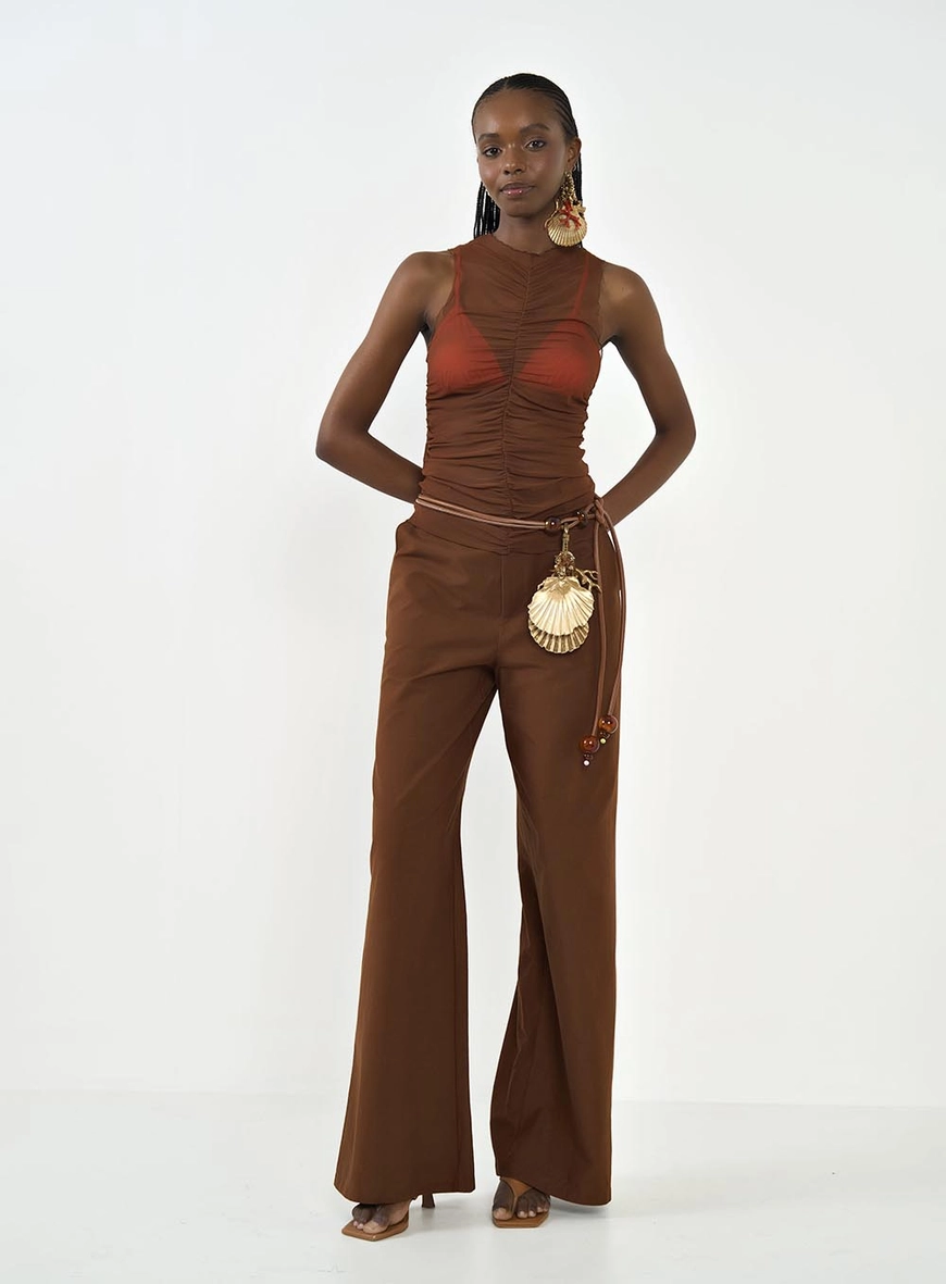 Calça Feminina Alfaiataria Reta Joana