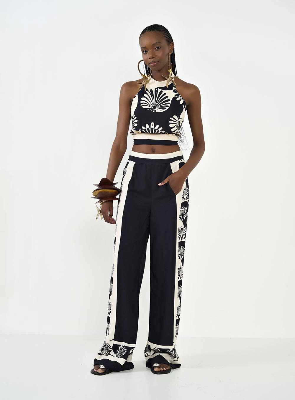 Calça Feminina Joana Estampada Estampados