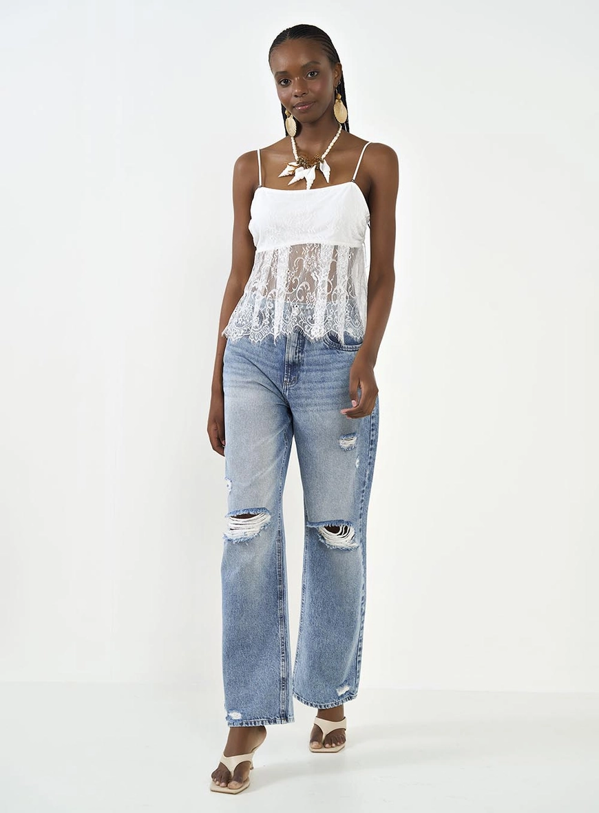 Calça Jeans Feminina Leoni Low