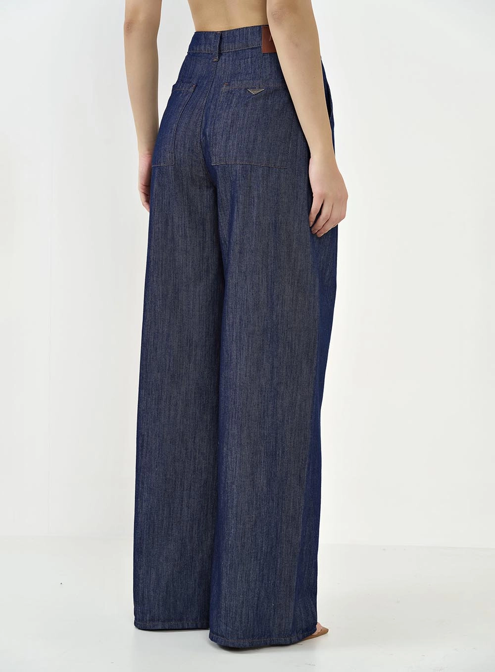 Calça Jeans Feminina Joana Wide Índigo