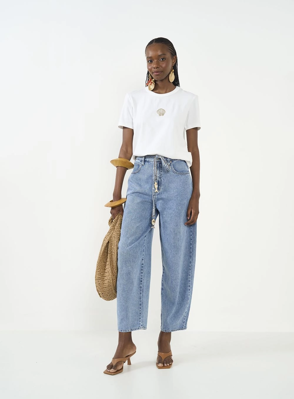 Calça Jeans Feminina Joana Barril Índigo