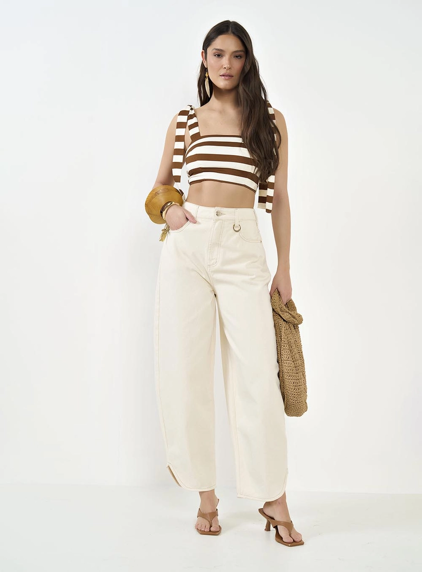 Calça Feminina Joana Sarja Barril