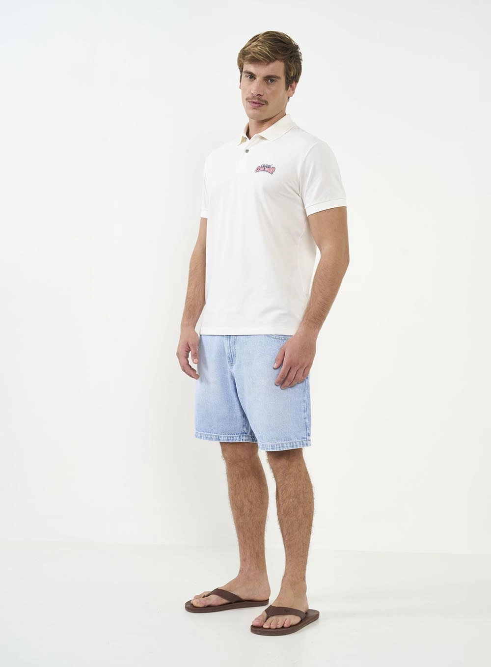 Bermuda Jeans Bona Índigo