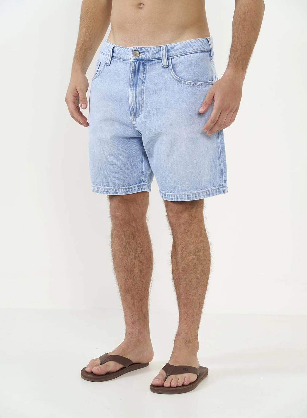 Bermuda Jeans Bona Índigo