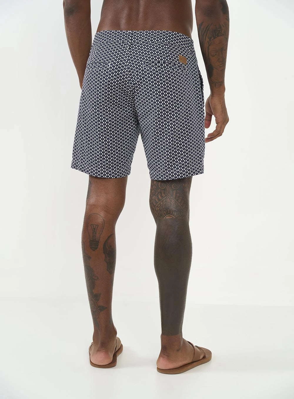 Bermuda Em Sarja Estampada Estampados