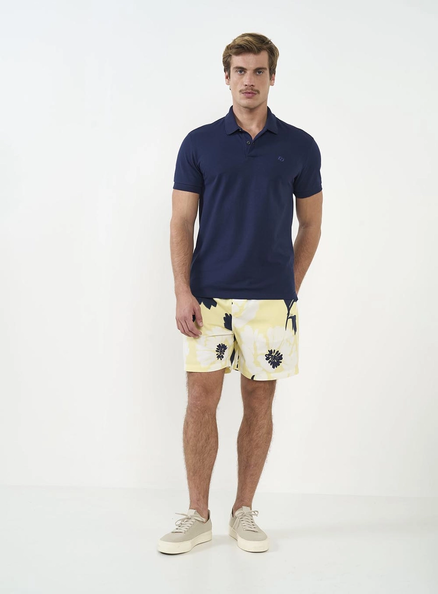 Bermuda Em Sarja Estampada