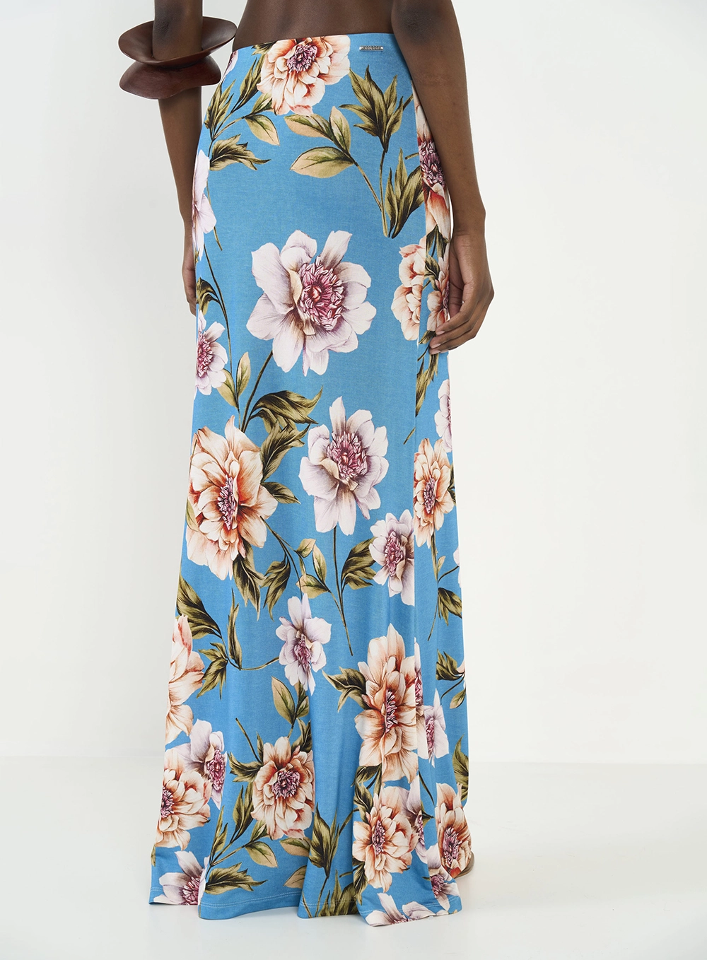 Saia Longa Sereia Estampada Estampados