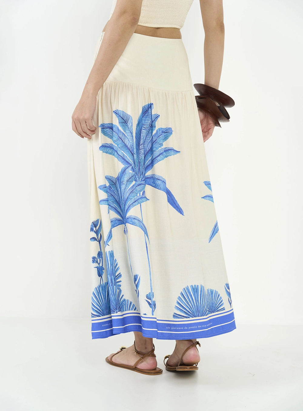 Saia Estampada Longa Estampados