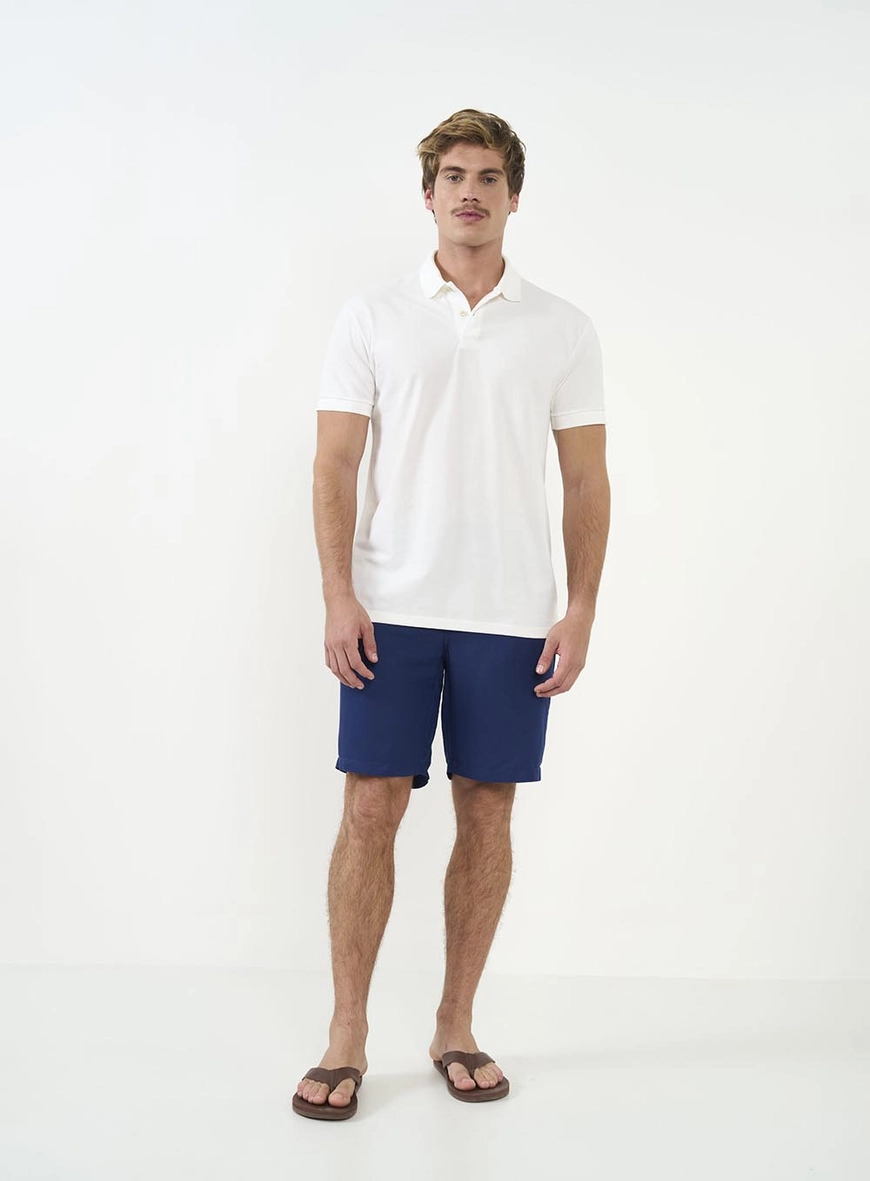 Polo Masculina Basic Manga Curta