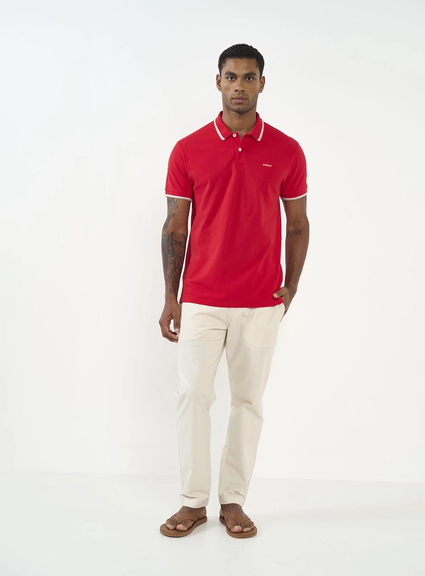 Polo Masculina 3 Listras